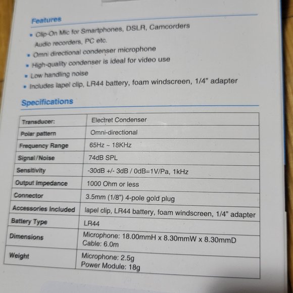 Boya Mini Microphone - Picture 7 of 8